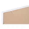 Sienas spogulis DKD Home Decor Balts Logs 90 x 2 x 90 cm