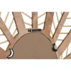 Sienas spogulis DKD Home Decor Brūns Dabisks Tropiskais Augu lapa 60 x 2 x 67 cm