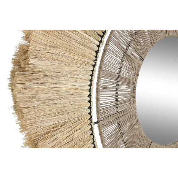 Wall mirror DKD Home Decor Natural Bali 79 x 4 x 79 cm