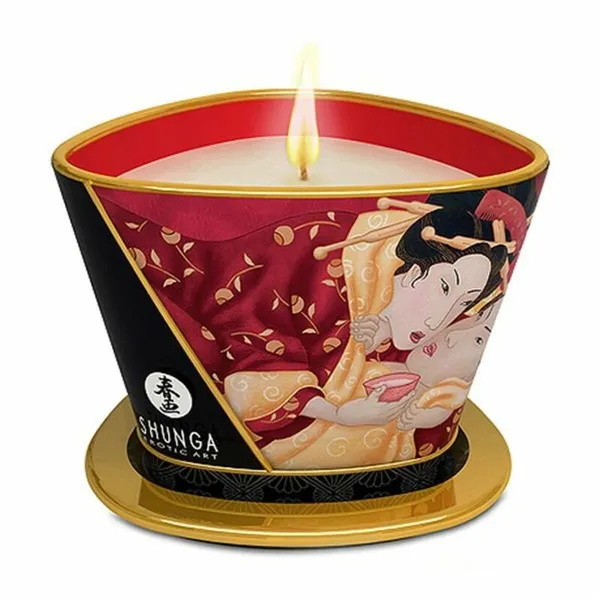 Massage Candle Shunga Strawberry Champagne 170 ml