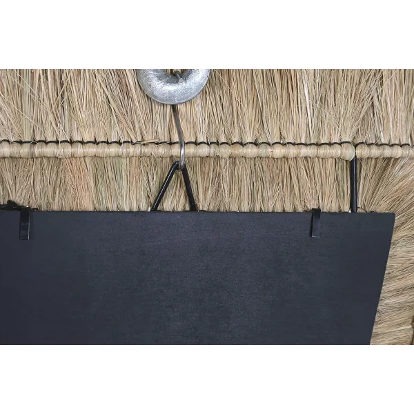 Wall mirror DKD Home Decor 62 x 4 x 70 cm Crystal Bali Jute