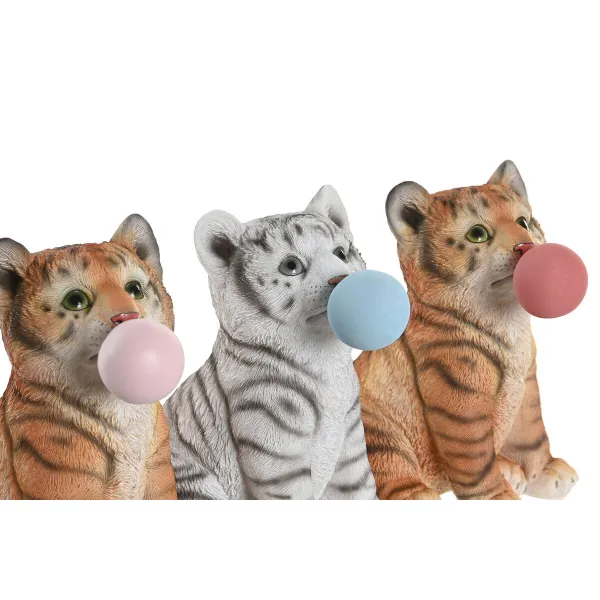 Декоративная фигура DKD Home Decor 13,5 x 11 x 15 cm Смола кот (3 штук)