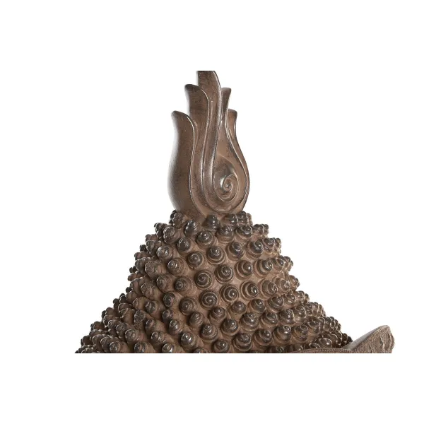 Dekoratyvinė figūrėlė DKD Home Decor 30 x 29 x 58 cm Ruda Buda Rytietiškas