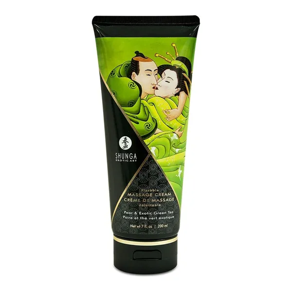 Massage Cream Shunga 200 ml Green Tea Pear