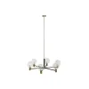 Pakabinamas apšvietimas DKD Home Decor 83 x 83 x 128 cm Stiklas Juoda Auksinis Metalinis 9 W