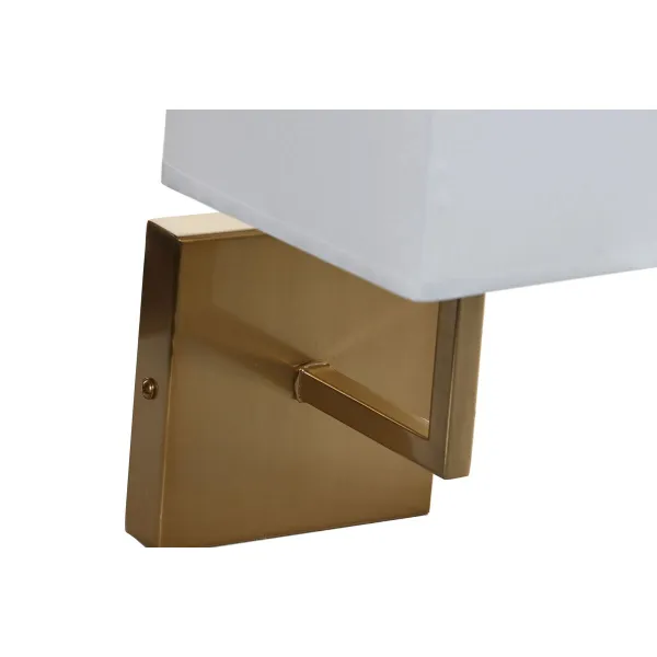Sienas gaisma DKD Home Decor Balts Melns Bronza 50 W 220 V 15 x 19 x 27 cm 15 x 19 x 30 cm (2 gb.)
