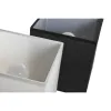 Sienas gaisma DKD Home Decor Balts Melns Bronza 50 W 220 V 15 x 19 x 27 cm 15 x 19 x 30 cm (2 gb.)