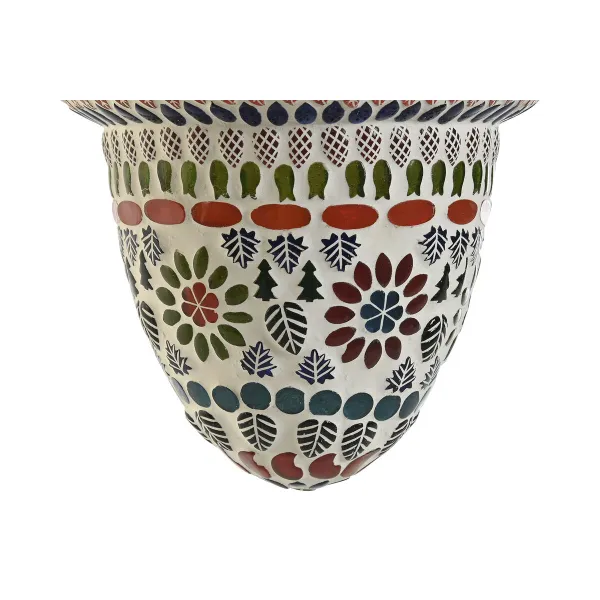 Pakabinamas apšvietimas DKD Home Decor Stiklas Metalinis Spalvotas 25 W 20 x 20 x 28 cm (2 vnt.)