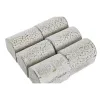 Korurasia DKD Home Decor Valkoinen Kullattu Alumiini Mangopuu 7,5 x 5,3 x 5,3 cm (6 osaa)