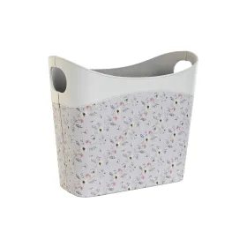 Ajakirjaalus DKD Home Decor Sinine Valge Hall Heleroosa Polüuretaan PVC 39 x 21 x 34 cm (2 Ühikut)