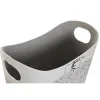 Magazine rack DKD Home Decor Blue White Grey Light Pink Polyurethane PVC 39 x 21 x 34 cm (2 Units)