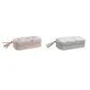 Korurasia DKD Home Decor Valkoinen Harmaa Liila Vaaleanpunainen Polyuretaani Peili 18,5 x 10 x 5 cm (2 osaa)