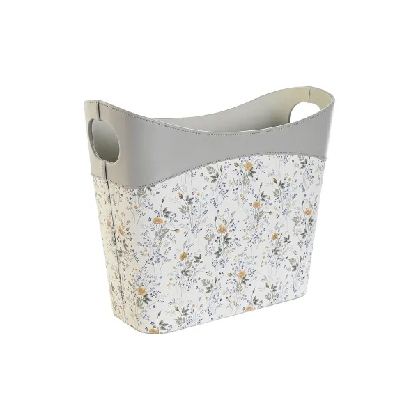 Žurnālu plaukts DKD Home Decor Balts Pelēks Ceriņš Gaiši Rozā Poliuretāns 39 x 21 x 34 cm (2 gb.)