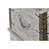 Chest DKD Home Decor Metal Mango wood 80 x 40 x 45 cm