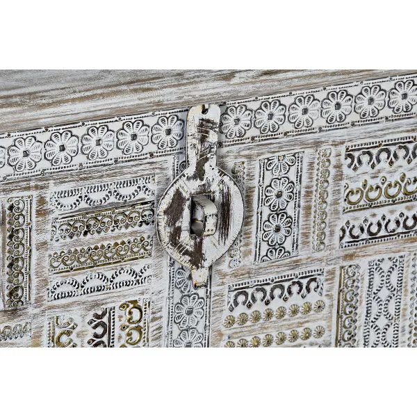 Dėžė DKD Home Decor Metalinis Mango mediena 80 x 40 x 45 cm