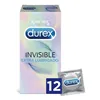 Invisible Extra Lubricated Condoms Durex Invisible (12 uds)