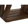 Olohuoneen pöytä DKD Home Decor Kristalli Pähkinäpuu Alumiini 130 x 70 x 42 cm