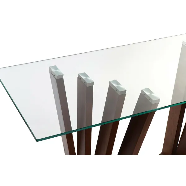 Мебель для прихожей DKD Home Decor Коричневый Прозрачный 145 x 45 x 75 cm