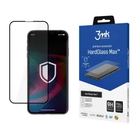 3mk HardGlass Max - Tempered Glass for iPhone 14 (Black)