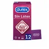 Latex-Free Condoms Durex Sin Latex 12 Units