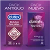 Latex-Free Condoms Durex Sin Latex 12 Units