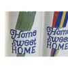 Sateenvarjoteline DKD Home Decor Monivärinen Kaupunki 19 x 19 x 44 cm 19 x 19 x 45 cm (2 osaa)