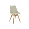 Krēsls DKD Home Decor Bēšs Dabisks Putas polipropilēns dižskābarža koks Poliuretāns 48 x 54 x 82 cm 48 x 55 x 83 cm