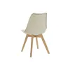 Chair DKD Home Decor Beige Natural Foam polypropylene beech wood Polyurethane 48 x 54 x 82 cm 48 x 55 x 83 cm