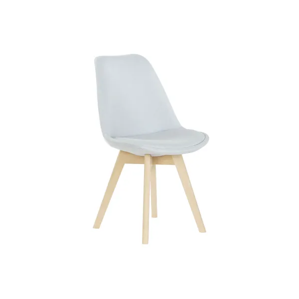 Kėdė DKD Home Decor Mėlyna Rusvai gelsva Poliesteris Porolonas buko mediena 48 x 56 x 83 cm