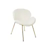 Стуль DKD Home Decor Белый Позолоченный 63 x 57 x 73 cm