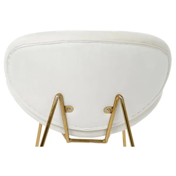 Krēsls DKD Home Decor Balts Bronza 63 x 57 x 73 cm