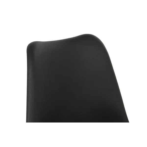 Стуль DKD Home Decor Чёрный Позолоченный полиэстер Металл 62 x 58 x 73 cm
