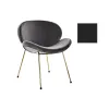 Стуль DKD Home Decor Чёрный Позолоченный полиэстер Металл 62 x 58 x 73 cm