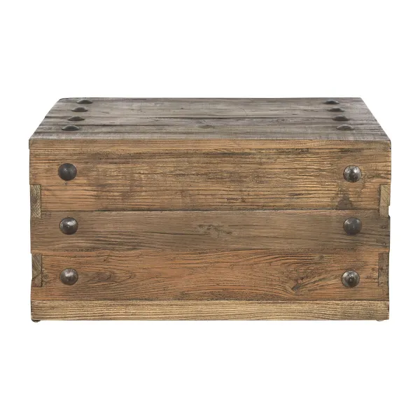 Olohuoneen pöytä DKD Home Decor Mäntypuu Recycled Wood 78 x 59 x 41 cm