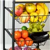 Vegetable trolley Quid Square Metal (34 x 34 x 76 cm)