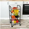 Vegetable trolley Quid Square Metal (34 x 34 x 76 cm)