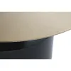 Вспомогательный стол DKD Home Decor 76 x 76 x 46 cm Чёрный Позолоченный Железо