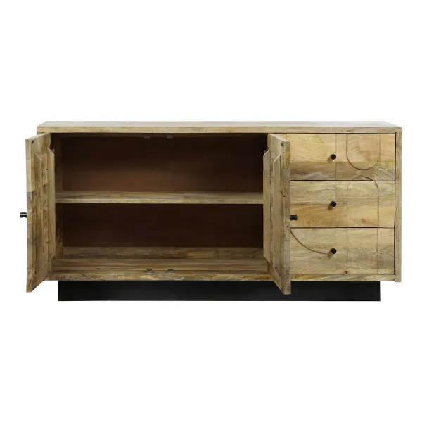 Sivupöytä DKD Home Decor Mangopuu 160 x 42 x 82 cm 145 x 42 x 72 cm