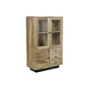 Rhythm stendas DKD Home Decor Stiklas Mango mediena 90 x 40 x 190 cm
