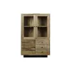 Displejaj stends DKD Home Decor Stikls Mango koks 90 x 40 x 190 cm
