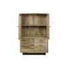 Rhythm stendas DKD Home Decor Stiklas Mango mediena 90 x 40 x 190 cm