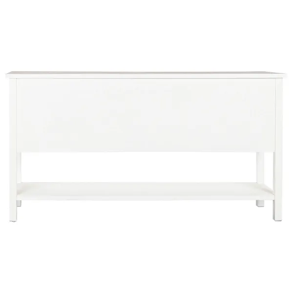 Sivupöytä DKD Home Decor Valkoinen Kuusi Puu MDF 160 x 40 x 86 cm