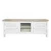 TV furniture DKD Home Decor Fir White MDF Wood 120 x 40 x 45 cm