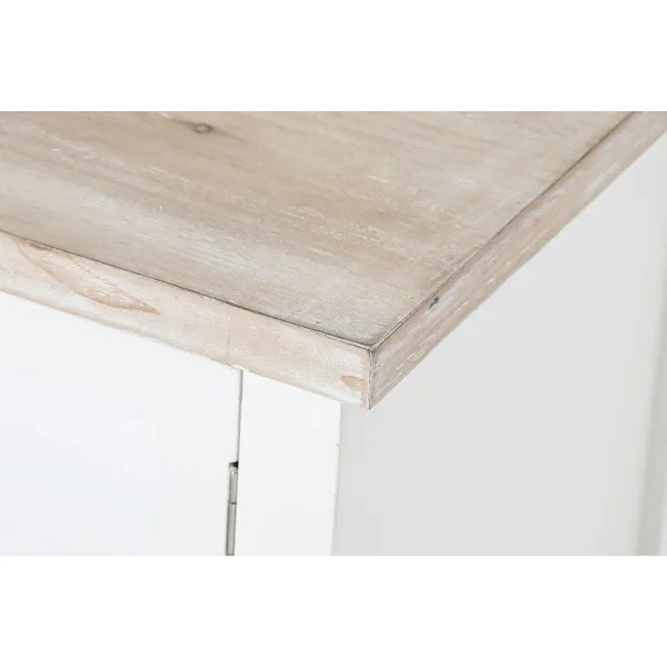Televizoriaus baldai DKD Home Decor Eglė Balta Medžio MDF 120 x 40 x 45 cm
