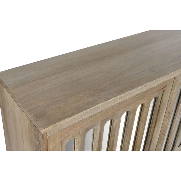 Sivupöytä DKD Home Decor Ruskea Mangopuu Peili 175 x 40,5 x 83,5 cm