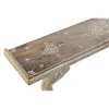 Hyllyt DKD Home Decor Valkoinen Luonnollinen Mangopuu 78 x 15 x 28 cm