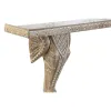 Hyllyt DKD Home Decor Valkoinen Luonnollinen Mangopuu 78 x 15 x 28 cm