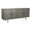 Sivupöytä DKD Home Decor Tumman harmaa Puu 177 x 38 x 75 cm