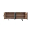 Bufete DKD Home Decor Tumši pelēks Koks 177 x 38 x 75 cm