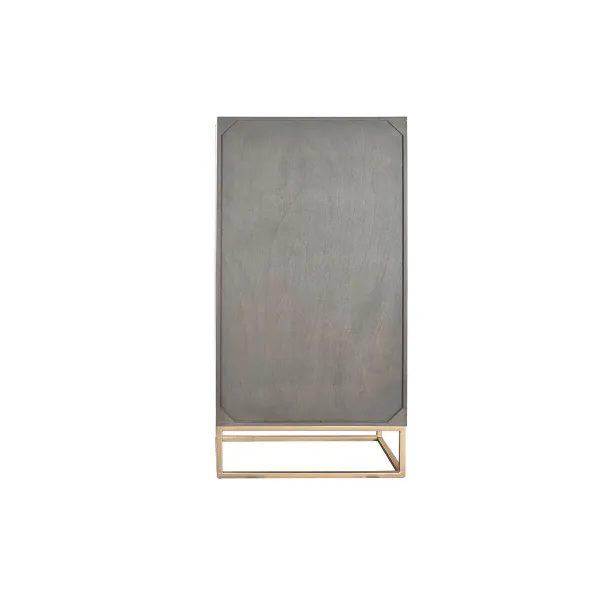 Шкаф DKD Home Decor 70 x 38 x 140 cm Позолоченный Деревянный Темно-серый